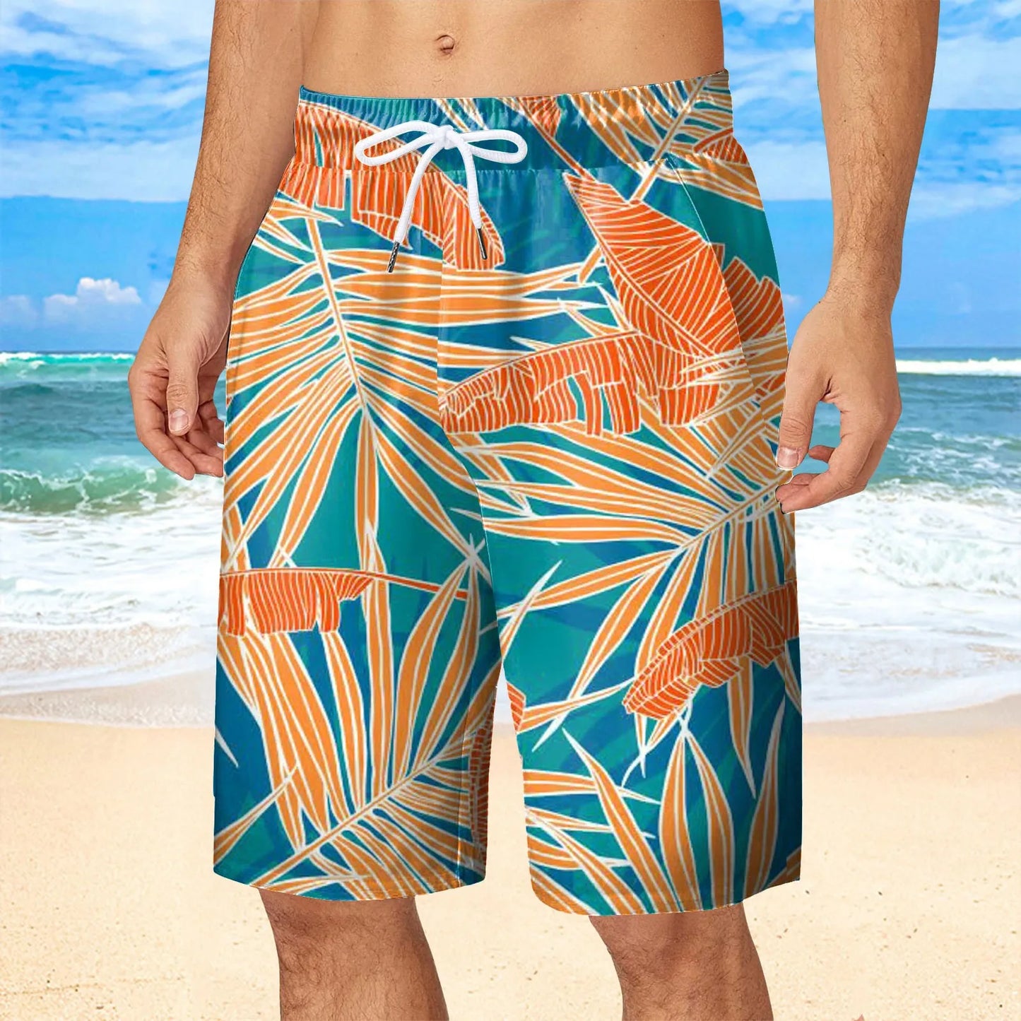 Mens Hawaii Beach Shorts Surf Board Sportwear Vacation Pants Boy Short Summer Cool Ventilate Clothing
