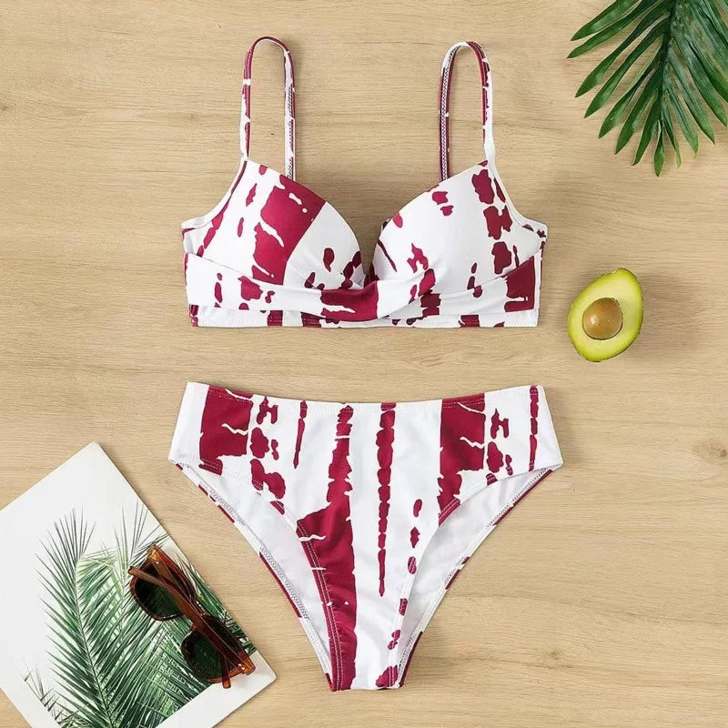 Push Up Bikinis Women Swimwear Underwire Female Swimsuit Swimming Bathing Suits Brazilian Bikini Set Beachwear Bather