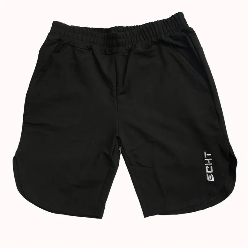 Men Gym Cotton Shorts Running Jogging Sports Fitness Bodybuilding Bermuda Male Summer Crossfit Workout Training Short Pants