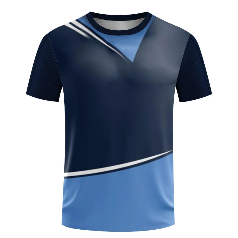 Breathable Men's T-shirts Ultrathin Women's Training Badminton Jersey Table Tennis Jersey Boys' Running Short sleeve