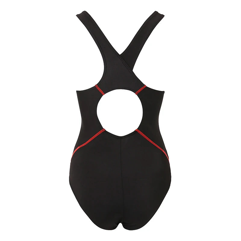 Sports One Piece Swimsuit Women Swimwear Professional Sport Bathing Suit Surfing Swimsuits Swimming Suit Backless Bikini