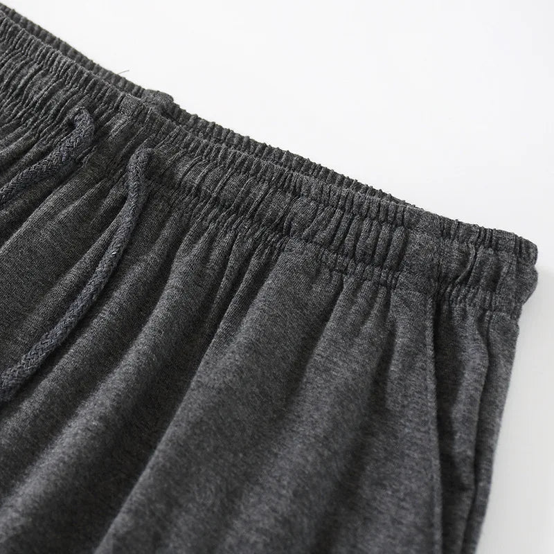 Plus Size 7XL 8XL Casual Sleep Shorts for Men Casual Modal Men's Pajamas Shorts Summer Soft Five Points Cotton Beach Shorts Male