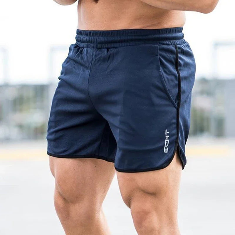 Fitness Running Shorts Men Workout Sports Jogging Short Pants Sportswear Quick Dry Training Gym Shorts Beach Summer Men Shorts