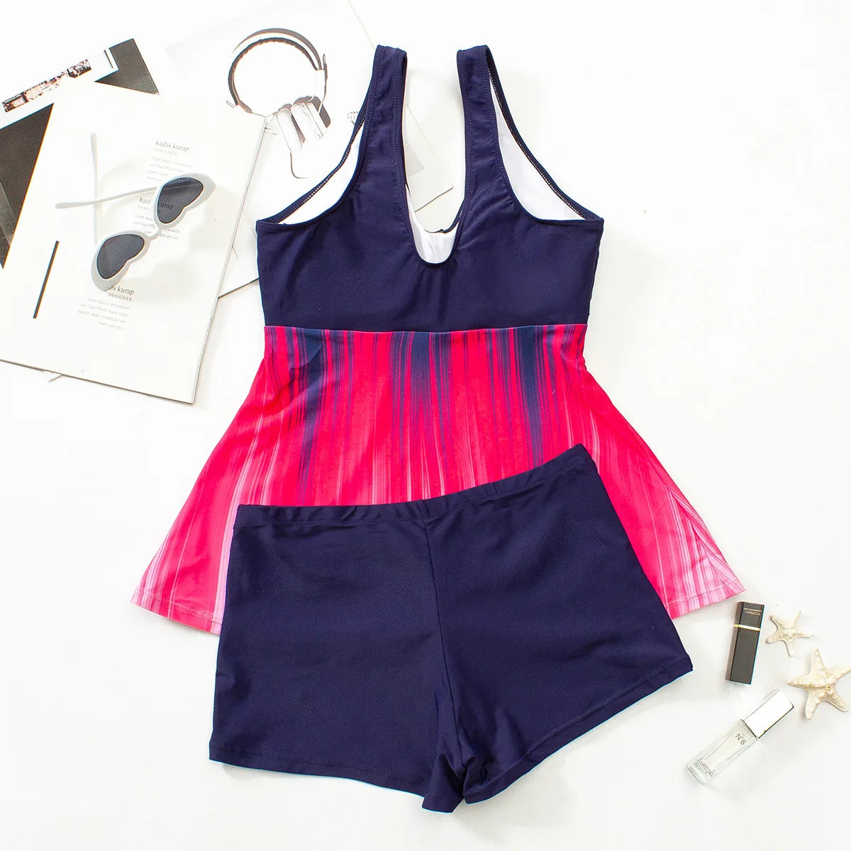 Tankini Woman Swimsuits Swimwear Women Shorts Two Piece Swimsuit Bikini Set Sexy Bathing Suit Holiday Beach Wear Monokini