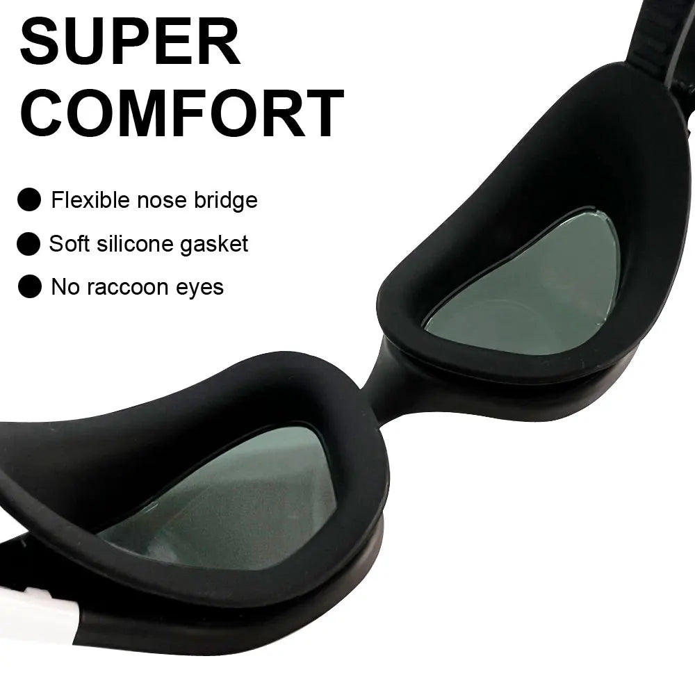 Professional Adult Anti-Fog UV Protection Lens Men Women Polarized Swimming Goggles Waterproof Adjustable Silicone Swim Glasses