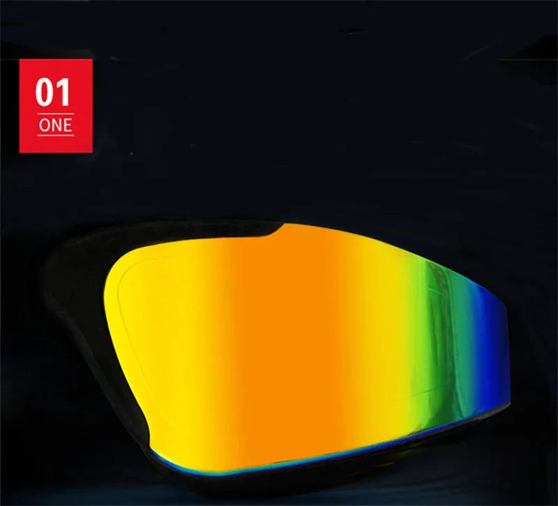 Professional Swimming Goggles for Men and Women, Silicone Anti-Fog, UV Adjustable, Multicolor Swimming Glasses with Earplug