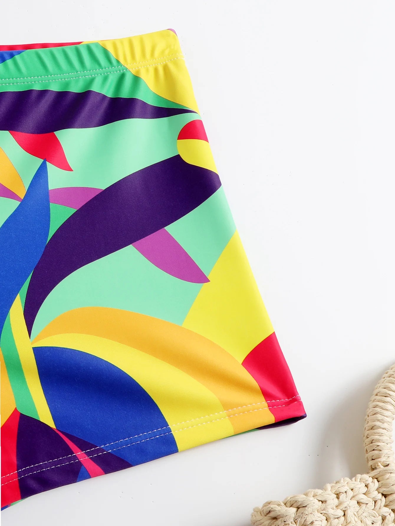 High Waist Bikinis Printed Swimsuit Women Padded Swimwear Female Bathers Bathing Swimming Swim Suit Beachwear