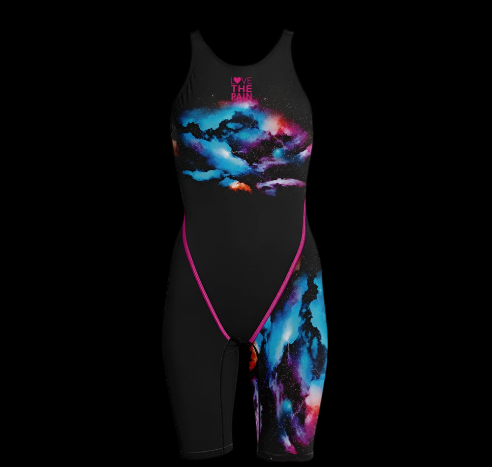 Competition Training Swimwear Tech Suits Neck to Knee Tech Suits Women Powerplus Kneeskin Open Back Tech Suit Swimsuit Bodysuit
