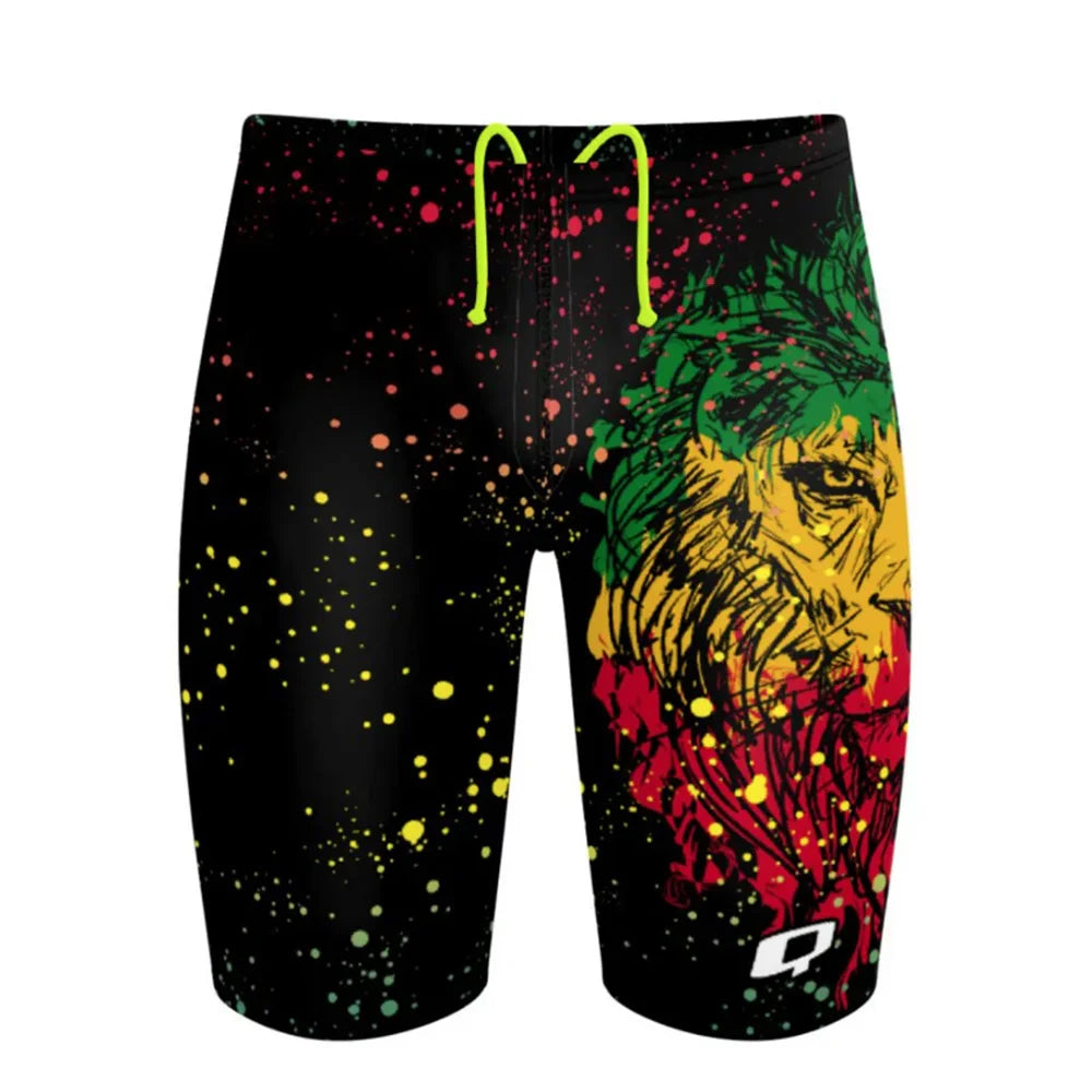 Boys Jammers Sports Surf Shorts Mens Summer Trunks Swimwear Training Swim Shorts Trunks Swimsuits Beach Swimming Pants