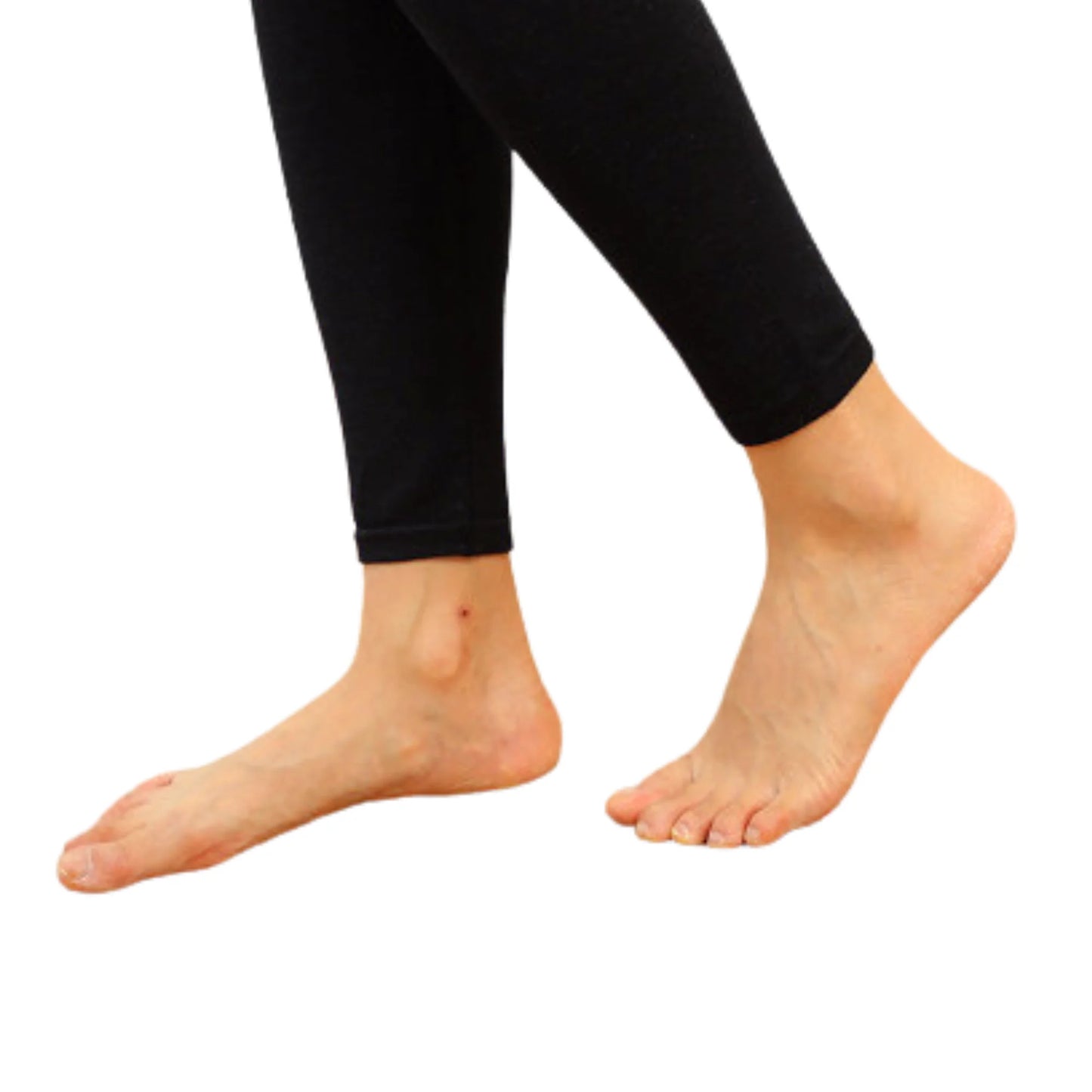 Buttery Soft Plus Size Leggings For Women Super Stretch Wide High Waist Rib Tummy Control Jegging Stirrup & Ankle