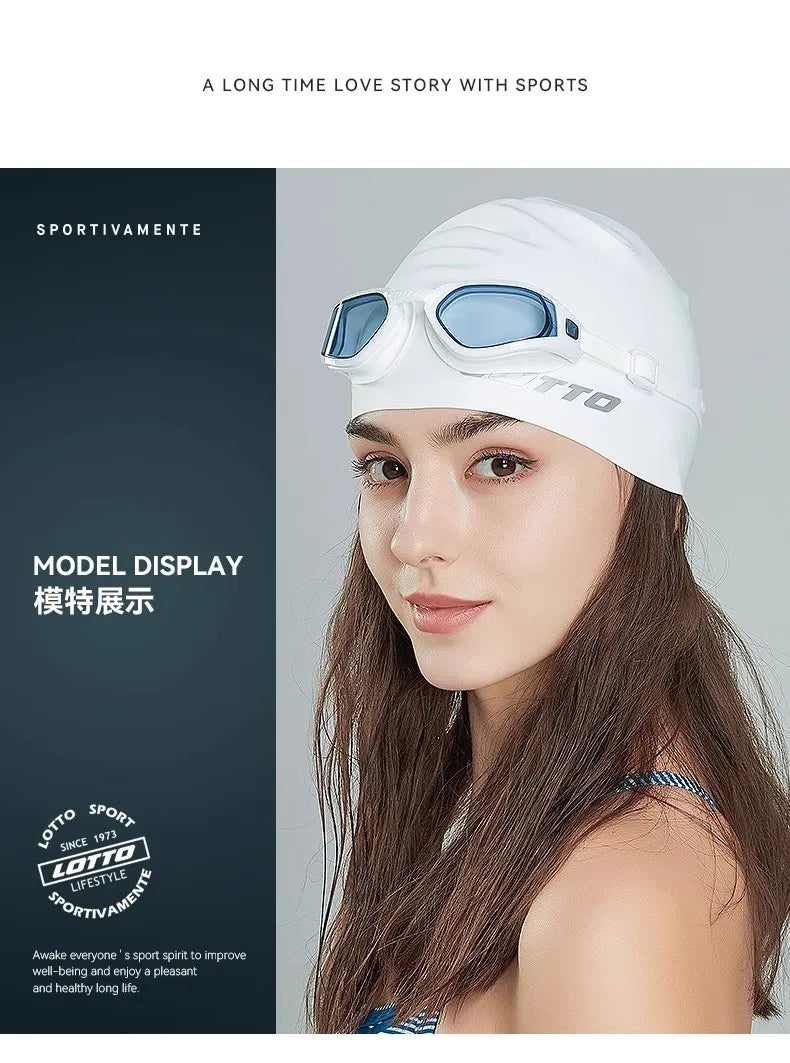 Lotto LeTu swimming goggles men's and women's high-definition anti fog and waterproof diving equipment swimming goggles