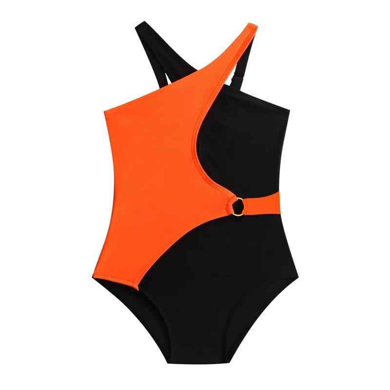 Pink Girls One Piece Swimsuit 5-14 Year Kids Swim Suit Teenage Children's Swimwear Criss Cross Bathing Suits Beach Bodysuit