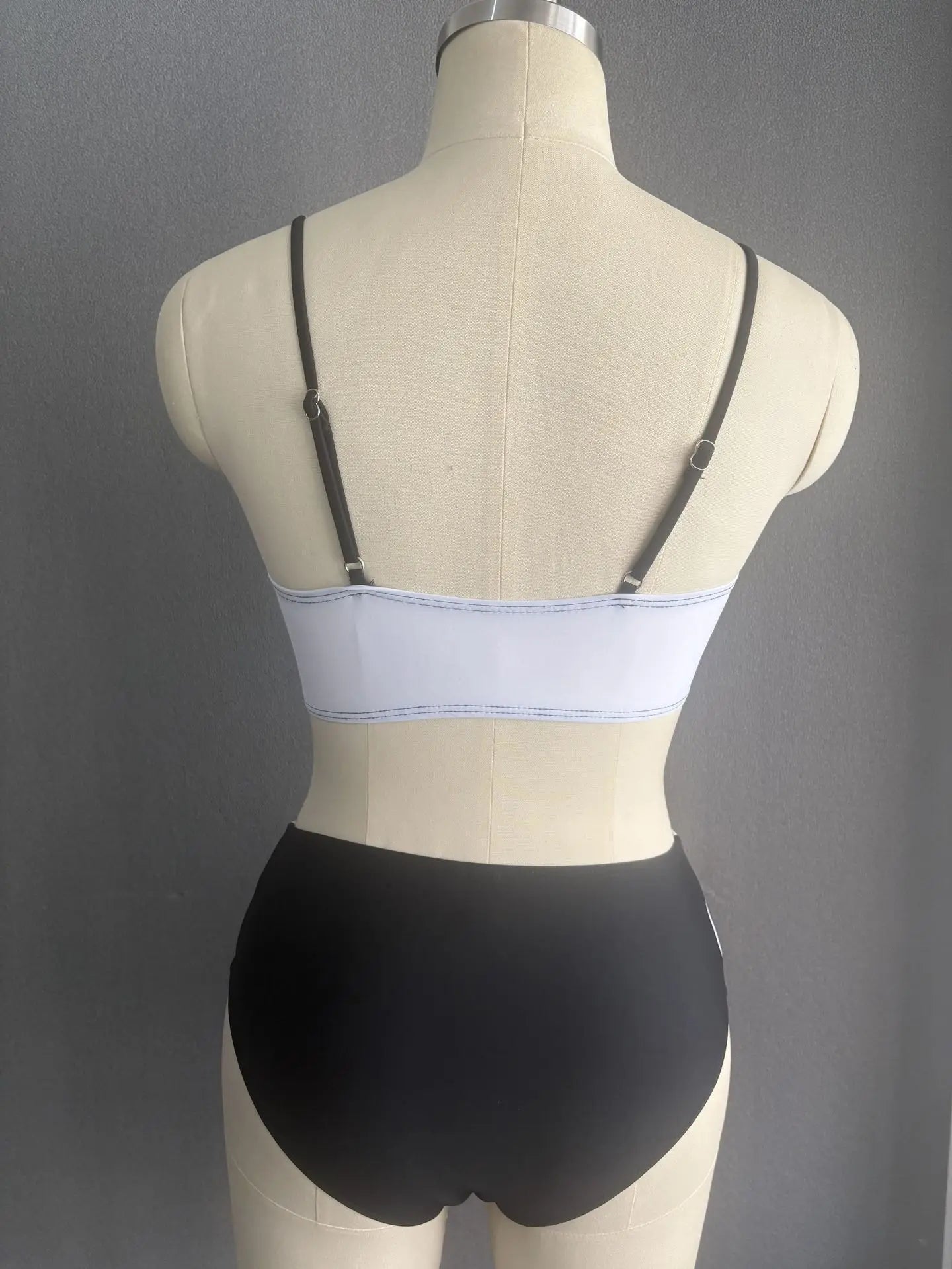Color Block Bikinis Two Pieces Swimsuit Women Swimwear Beach Wear Bathing Suits Brazilian High Waist Bikini Set