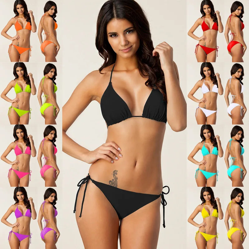Bikini swimsuit popular large size swimsuit in Europe and America