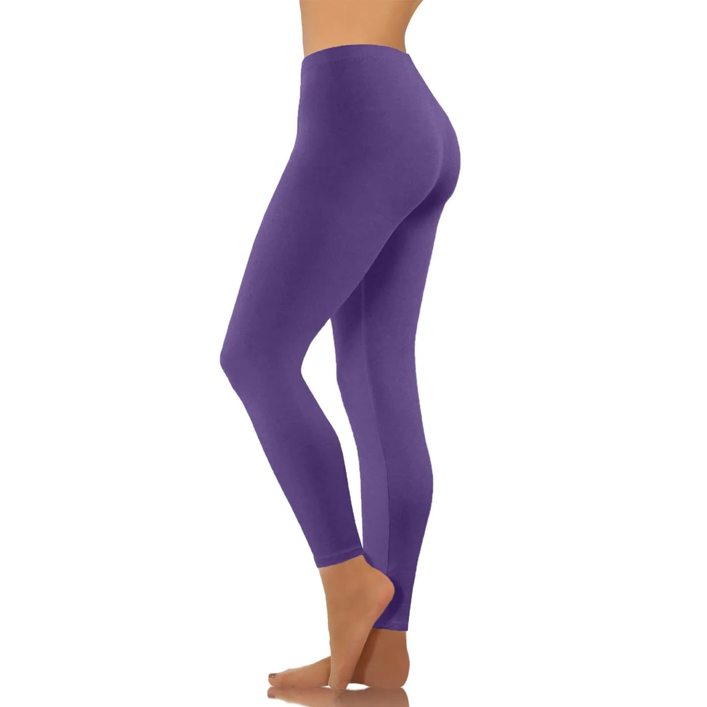 Women Elastic Waist Casual Leggings Large Shinny Legging High Stretch Leggings Gym Pants Workout Workout Leggings Yoga Pants