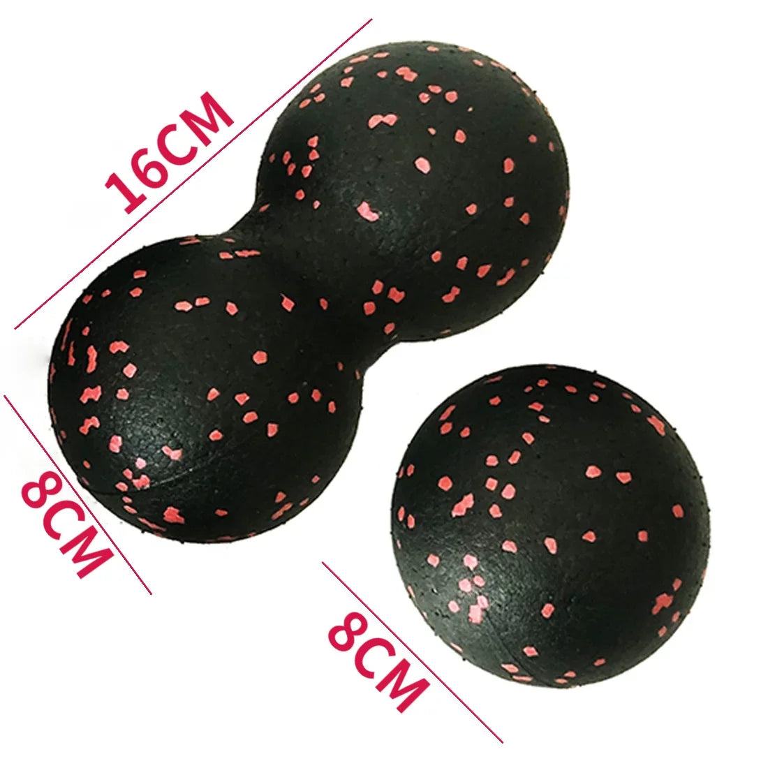 30*15CM EPP Pilates Foam Roller Black Yoga Foam Roller Exercise Equipment Massage Roller Body For Women/Men