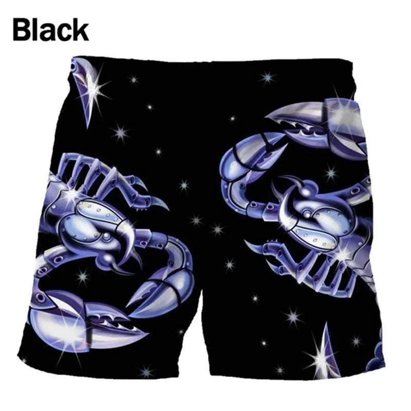 Scorpion Beach Shorts Funny Mens Designer Clothes Summer Swimming Trunks Fitness Quick-drying Shorts