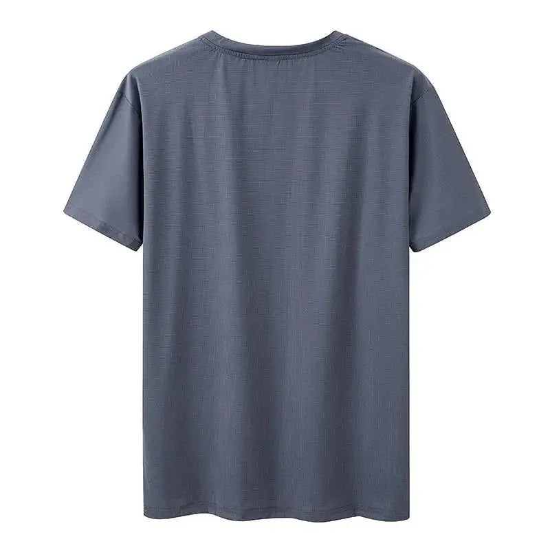 5XL 6XL 7XL T-shirt Men Plus Size Tees 110-175kg Quick Dry Breathable Fitness Running Round Neck Short Sleeve Oversized Tops