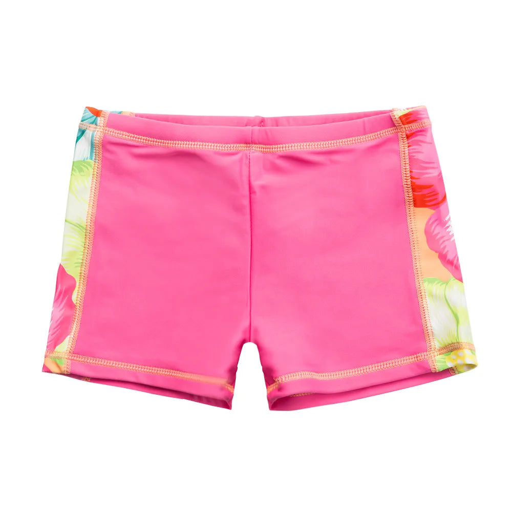 Wishere Girls Swimsuit Children's Rashguard Short Sleeves Baby Bathing Suit Kids Swimwear Summer Swimming Sunsuit