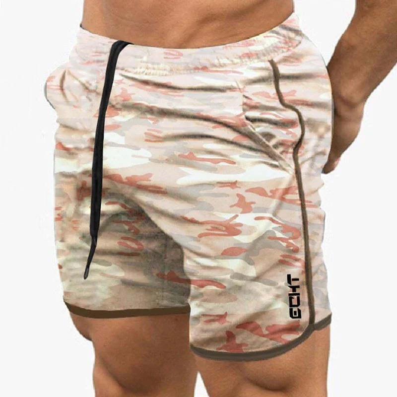 Fitness Running Shorts Men Workout Sports Jogging Short Pants Sportswear Quick Dry Training Gym Shorts Beach Summer Men Shorts