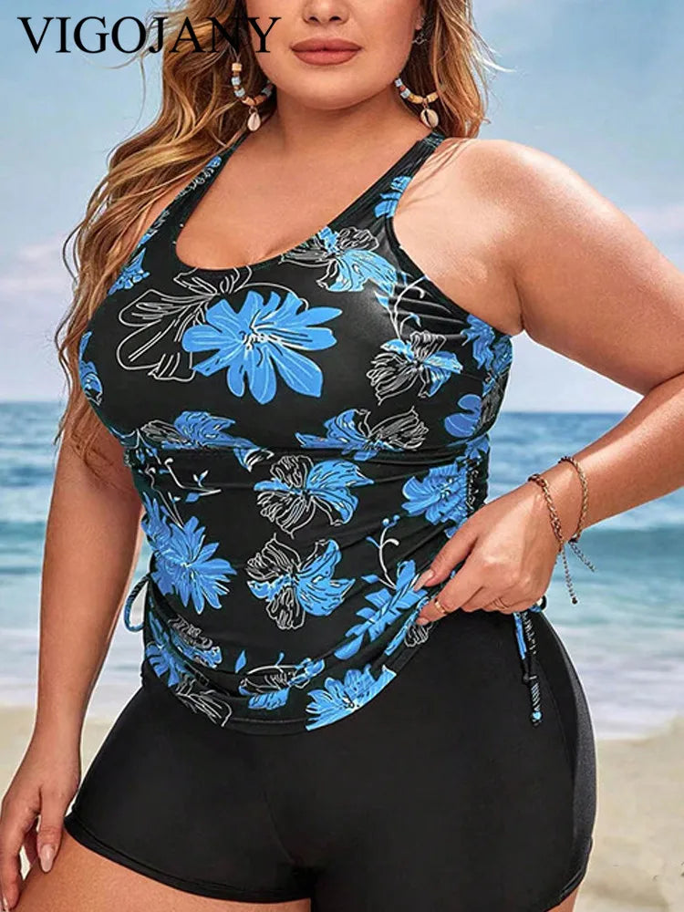 High Waist Plus Size Bikini Women Strapped Push Up Swimsuit Backless Cross Bathing Suit Summer Beachwear