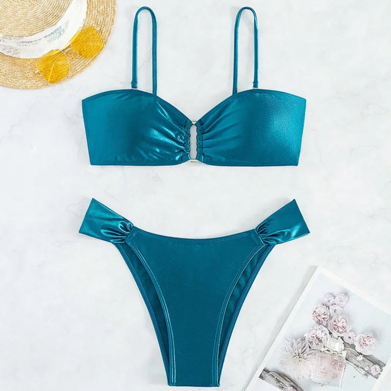 Summer Bikinis Swimsuits Women Swimwear Push Up Female Beach Swim Wear Bathing Suits Brazilian Bikini Set Pool Bather