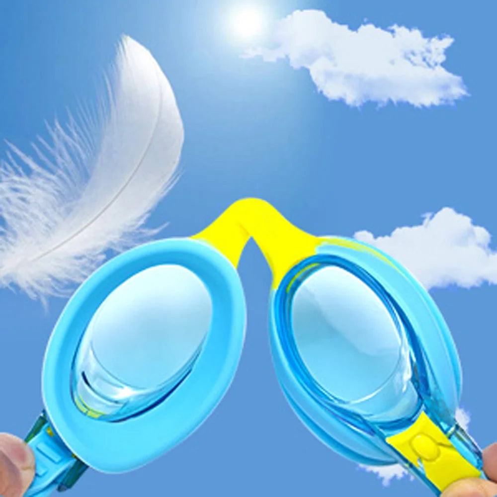 2 Pack Kids Swimming Goggles Age 3-14 Years Old Anti-fog 100% UV Protection Clear Vision No Leaking Quick Adjustable Strap
