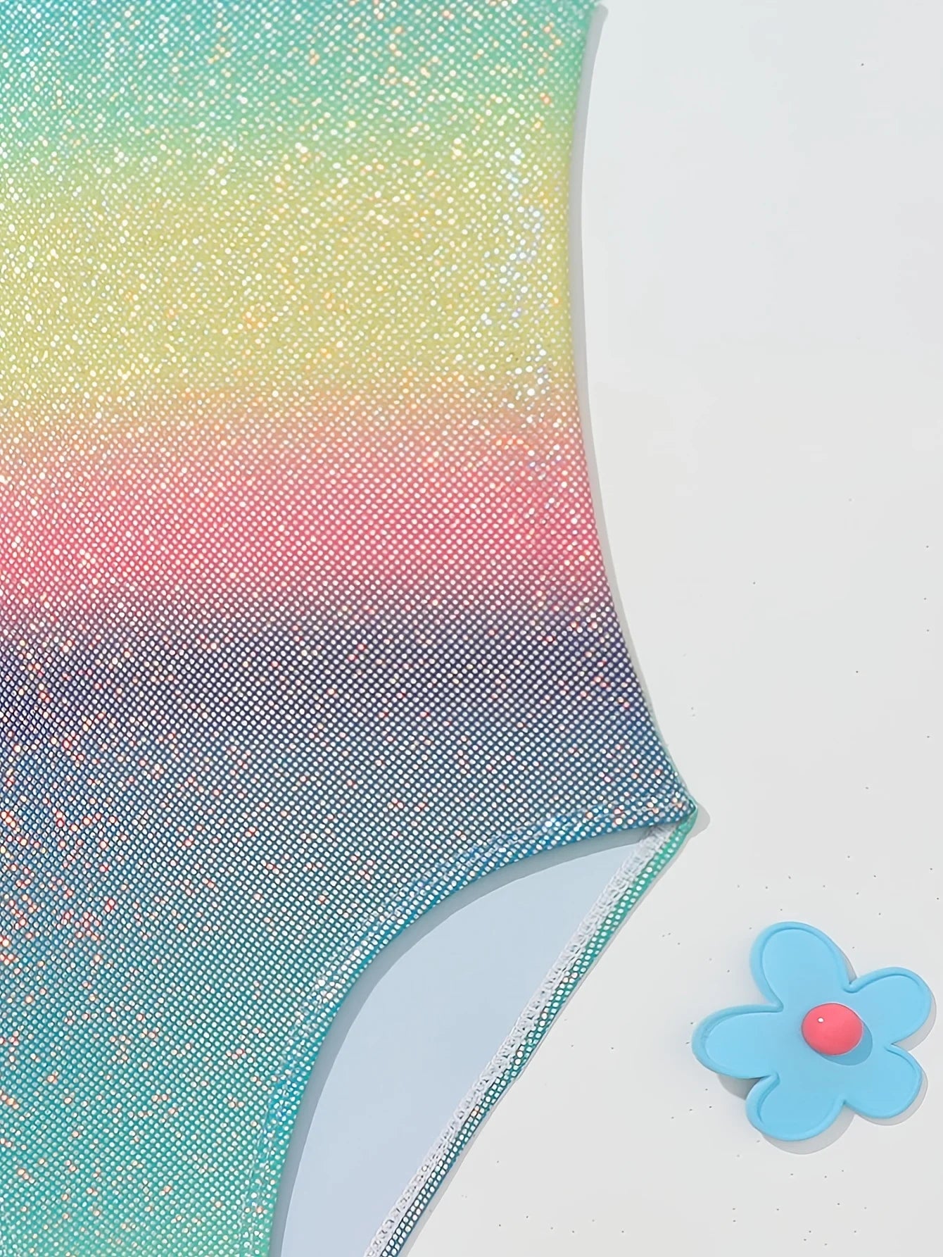 Girl's swimsuit Rainbow colour sparkles