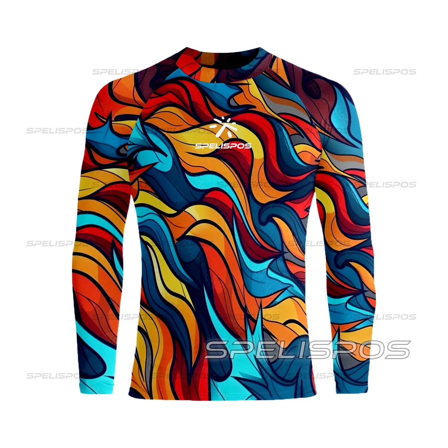 Surfing Wear Fitness Drama Diving T-Shirt Tight Long Sleeve Rash Guard Swimwear UV Protection Clothes Beach Floatsuit Water Tops