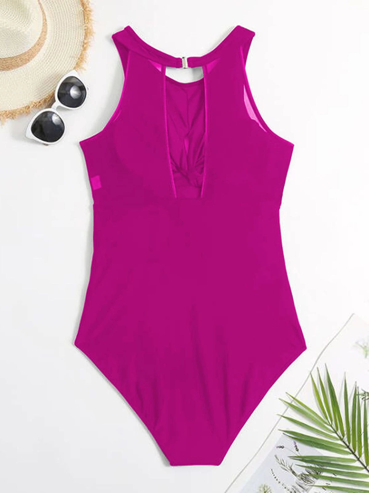 High Neck Swimwear Women One Piece Swimsuit Female Solid Bathers Bathing Swimming Swim Suit Beachwear Bodysuit