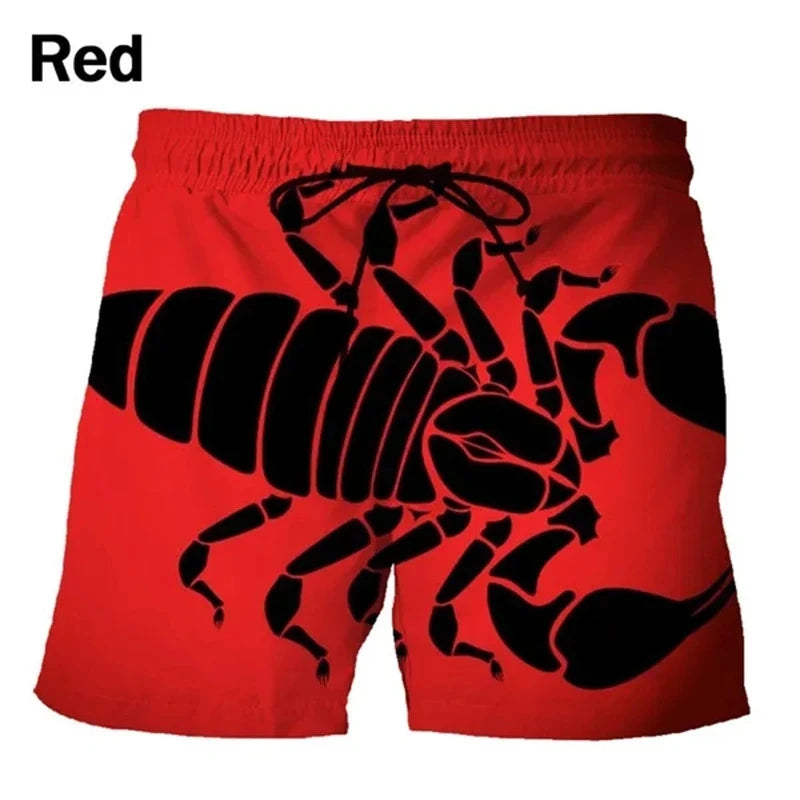 Scorpion Beach Shorts Funny Mens Designer Clothes Summer Swimming Trunks Fitness Quick-drying Shorts