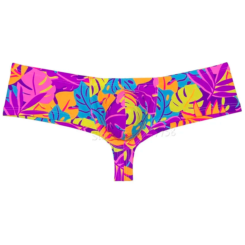 Men's Printed Different Colours and Designs Avaiable Micro Brief Swimwear