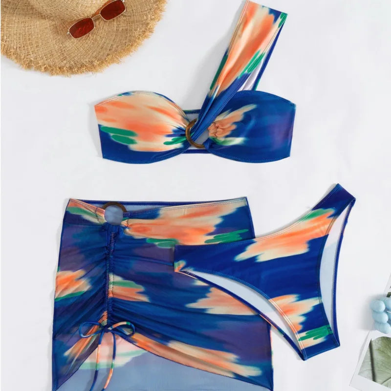 Bikinis Female Swimsuits Women's Three-Piece Swimwear Beach Swim Wear Bathing Suits Brazilian Bikini Set Pool Bather