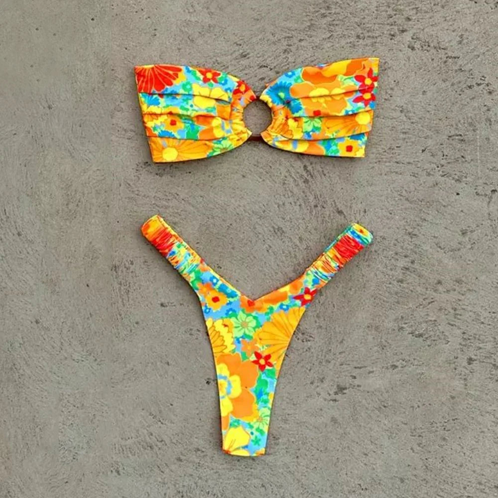 Micro Bikini Push Up Women Swimsuits Female Swimwear Brazilian Bikini Set Thong Biquini Swimming Suits Beachwear