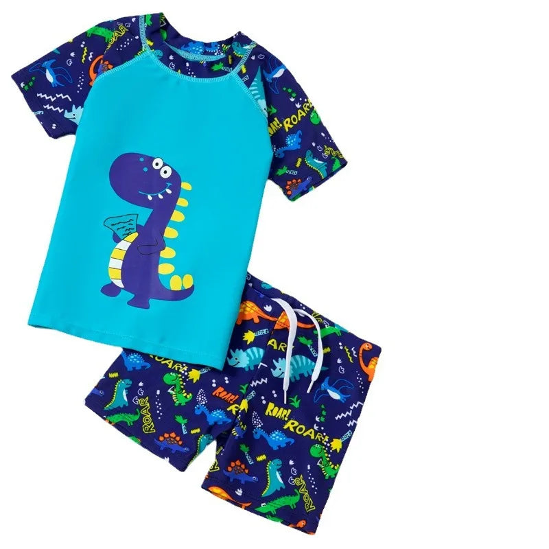 Children's Swimsuits, Boys' Girls' Elementary Middle School Children's Split Swimsuits, Swim Trunk Sets, And Student Swimsuits
