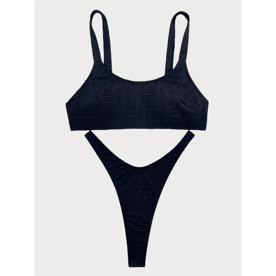 4 Colors Extreme Mini Micro Thong Bikini Female Swimsuit Women Swimwear Two-pieces Bikini set Bather Bathing Suit Swim