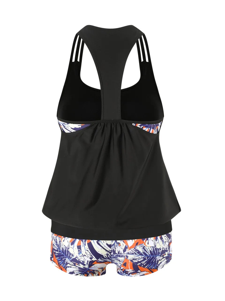 Tankini Set Two Pieces High Waist Swimsuit Women Print Swimwear Beachwear Female Bathers Bathing Swimming Swim Suit Summer