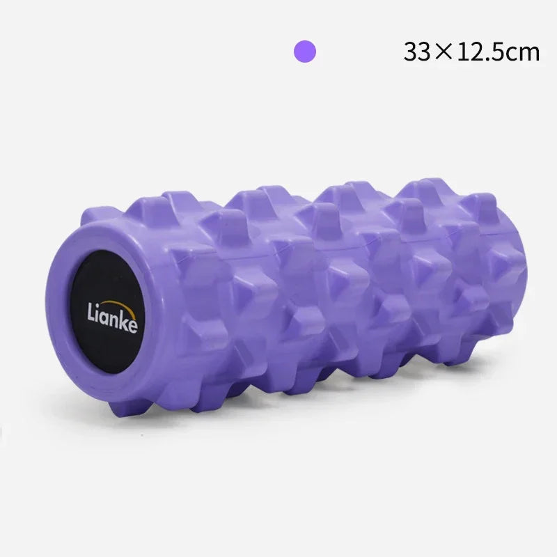 33/45cm Myofascial Press Gymnastics Pulley Yoga Column And Fitness Equipment Back Massage Roller Gym Exercise Muscle Relaxation