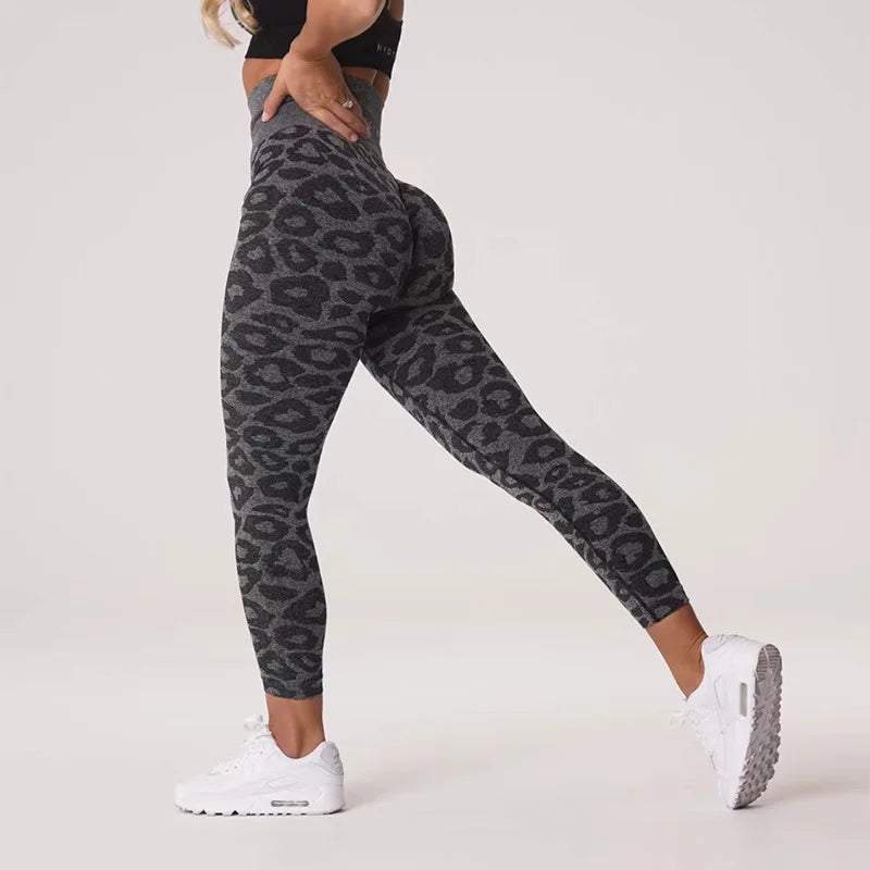 Seamless Workout Gym Leggings Women Camouflage Yoga Pant High Waist Scrunch Butt Fitness Tights 10 Colors XS Sportswear