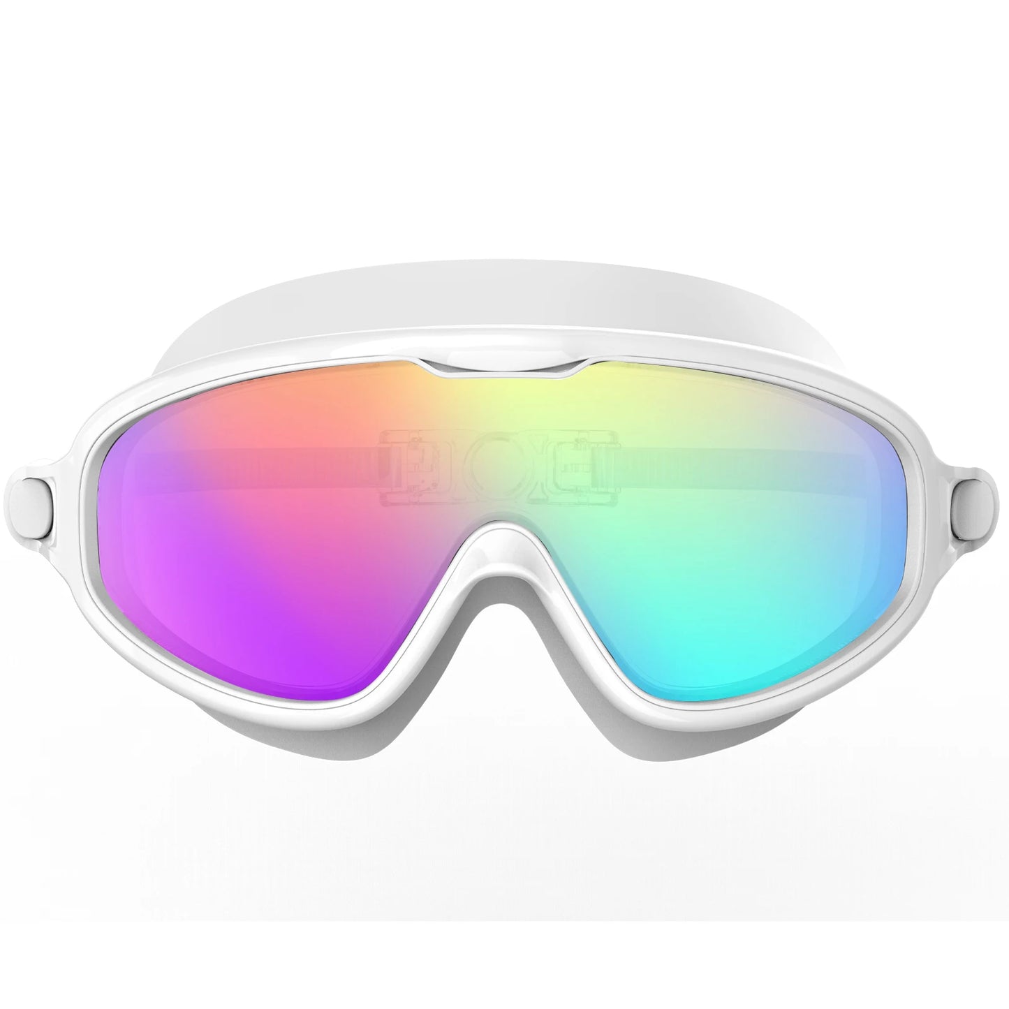 Swimming Goggles for Kids Boys and Girls HD Waterproof and Anti-Fog Electroplating Large Frame Swim Goggles Swimming Accessories