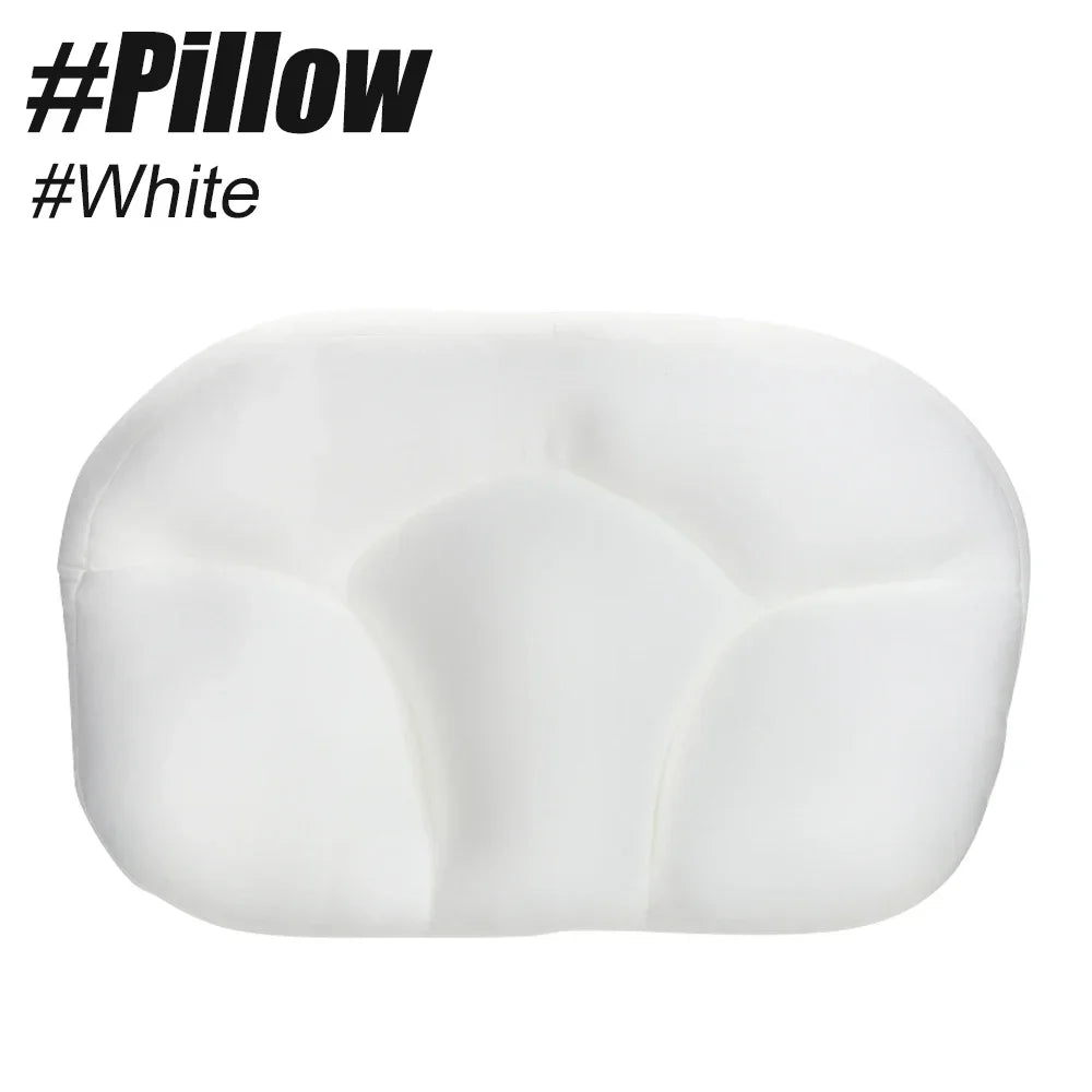 All-round Egg Shaped Cloud Pillow Soft Bed Pillow Nursing Pillow 3D Ergonomic Sleeping Memory Foam Egg Shaped Ergonomic Pillows