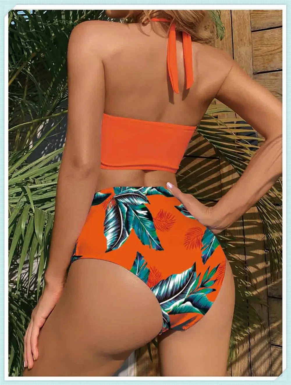 Push Up Swimsuit Women High Waist Bikini Set Butterfly Print Swimwear Female Padded Bathing Suit Swimming Beachwear Summer