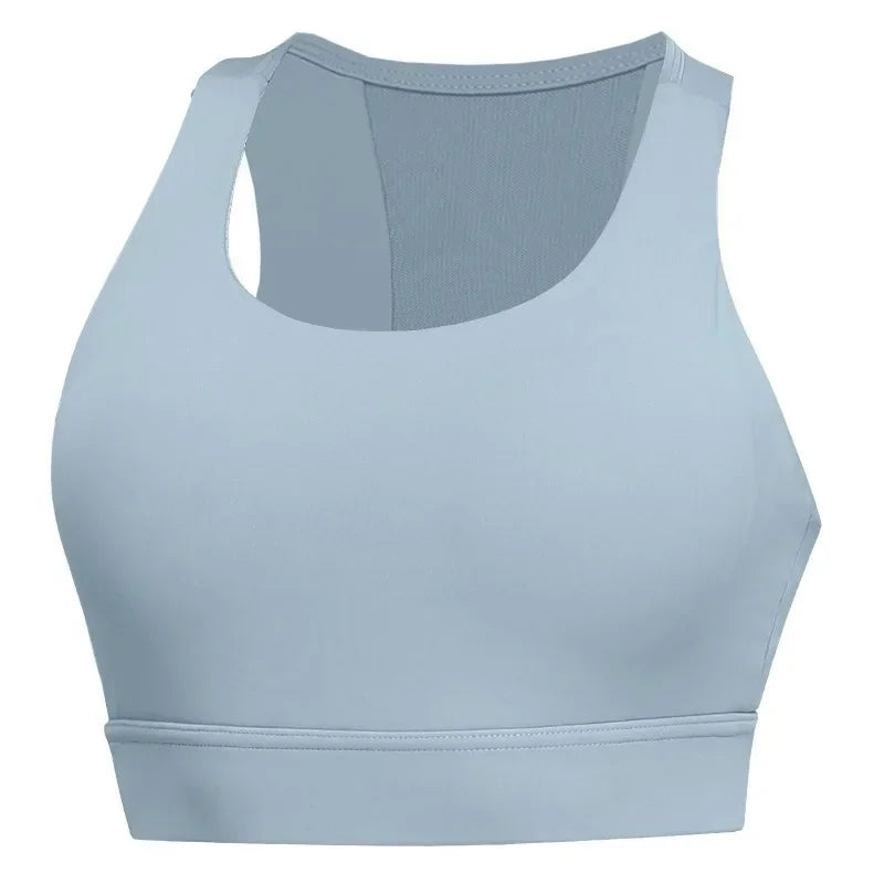 PofyBofy Bounce Control Running Crop Bra Shockproof Yoga Crop Top Running Crops Build-in Sports Crops Gym Bras Fitness Active