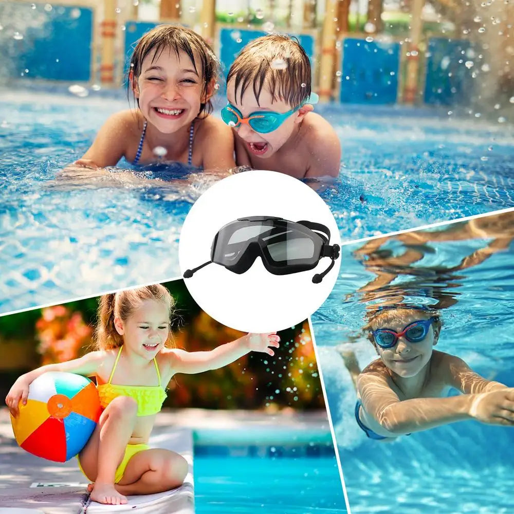 Swimming Goggles Anti Fog & UV No Leaking Goggles Anti Fog Full Protection Swim Pool Goggles Clear Vision Swimming Goggles For