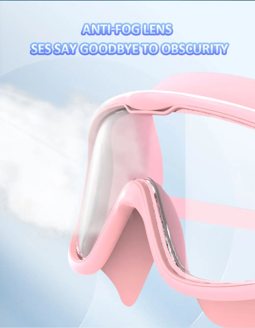 Swimming Goggles for Kids Boys and Girls HD Waterproof and Anti-Fog Electroplating Large Frame Swim Goggles Swimming Accessories