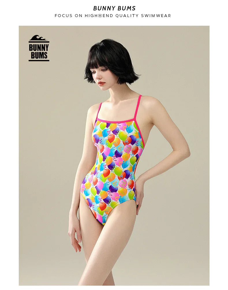 5 Designs Women Professional One-Piece Swimsuit Swimwear