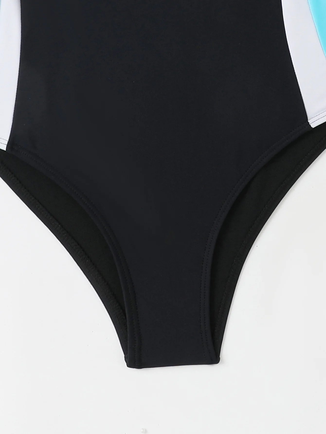 Solid Patchwork Swimwear Women Long Sleeve One Piece Swimsuit Monokini Backless Hollow Summer Bathing Suit