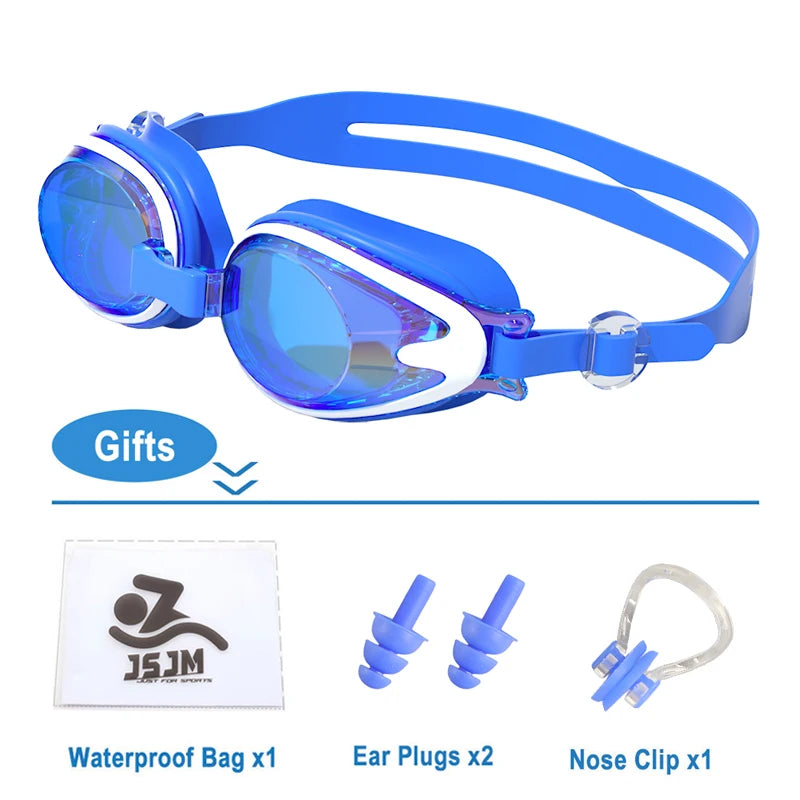 Children Swimming Goggles Anti-Fog Anti-UV Swimming Goggles Silicone Adjustable Professional Swimming Goggles Unisex