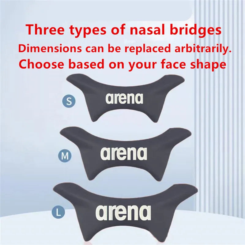 ARENA professional waterproof and anti fog high-definition adult swimming goggles silicone swim cap