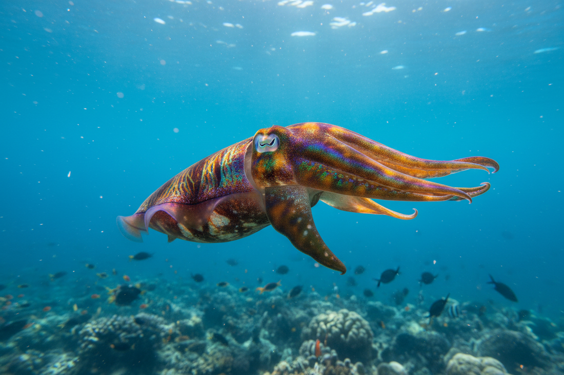 Giant Cuttlefish: Australia’s Underwater Chameleons